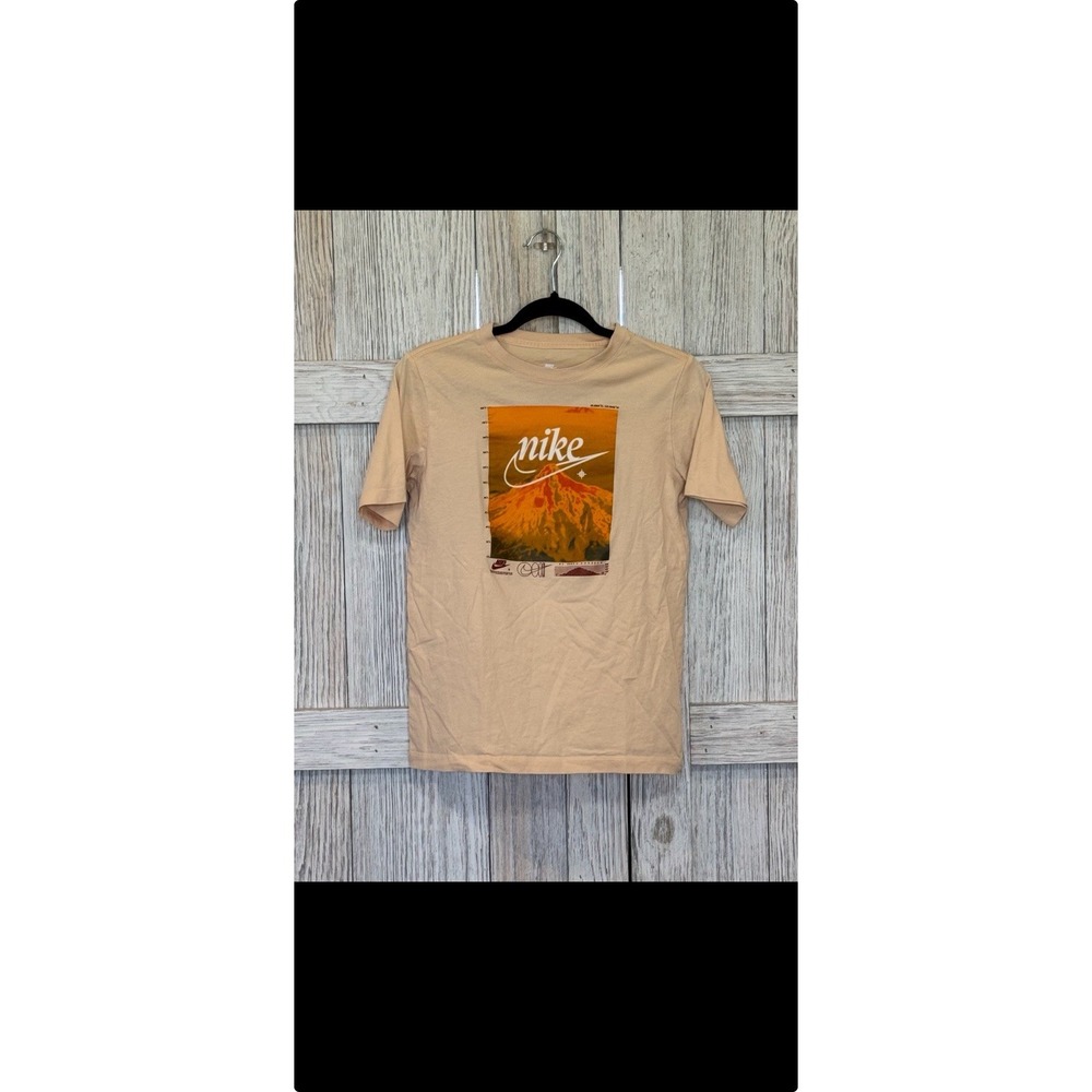 Nike The Nike Tee Graphic T-Shirt Tan  Beige Men's XLarge